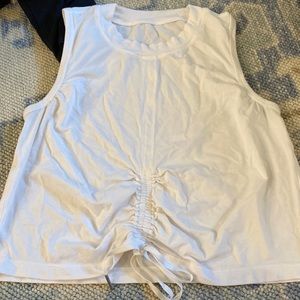 LULULEMON cinched muscle tank crop